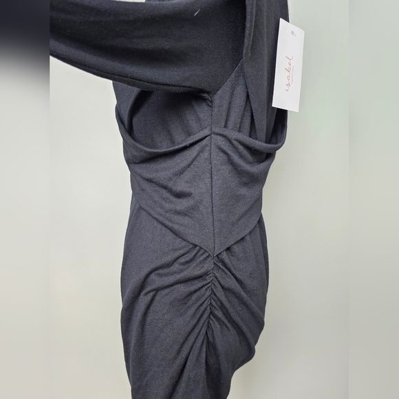 Long Sleeve Over Shoulder Cross Front Maternity Top Isabel Maternity MED - Picture 5 of 11